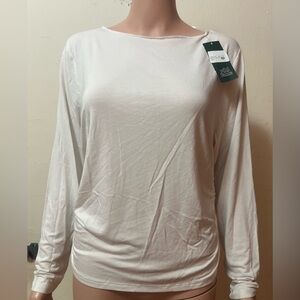 Wild Fable Classic White Long Sleeve Tee